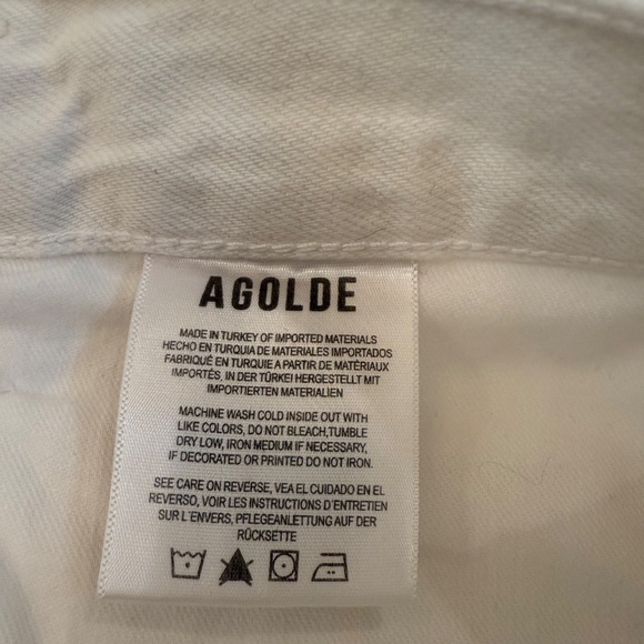 New AGolde Minka Cargo Pants in Milkshake - Picture 5 of 8